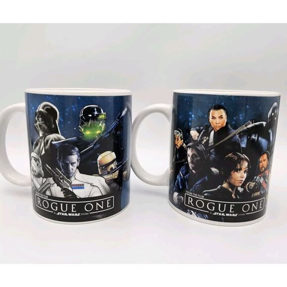 Star Wars Rogue One Movie ~ Coffee Mug/Cup by Galerie Set of‎ 2 - Picture 1 of 2